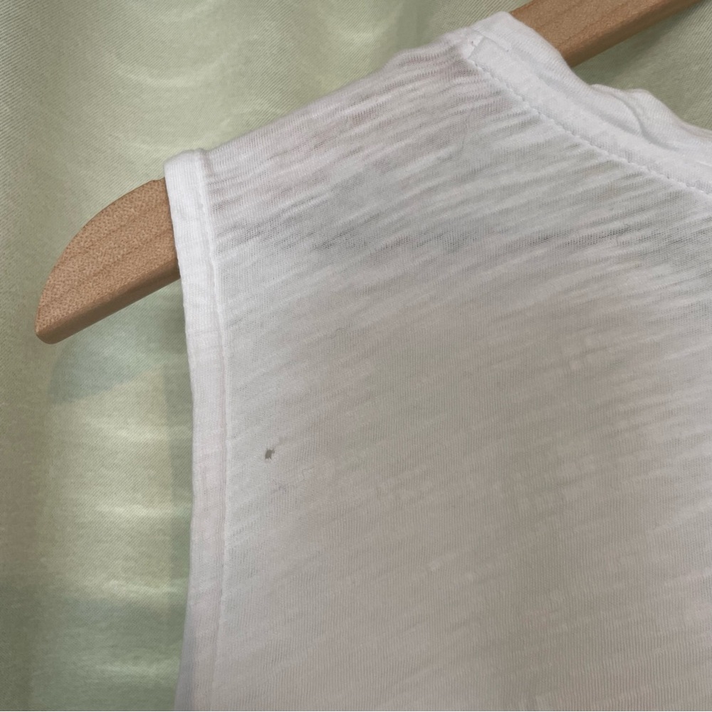 Soft Surroundings White Battenberg Lace Sleeveless Tank Top - Picture 8 of 11